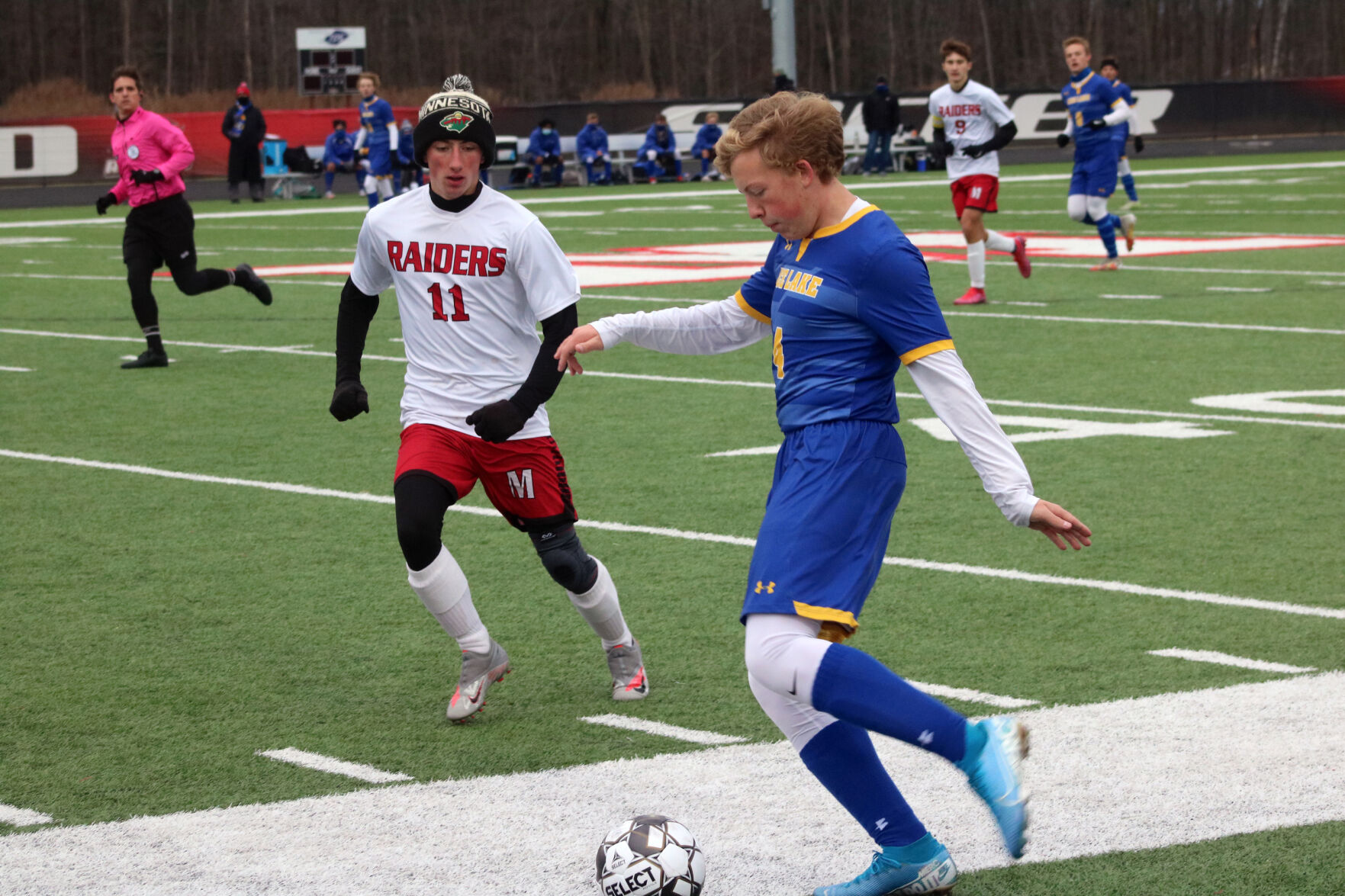 Rice Lake boys soccer Division 2 sectionals vs. Medford 10-31-20